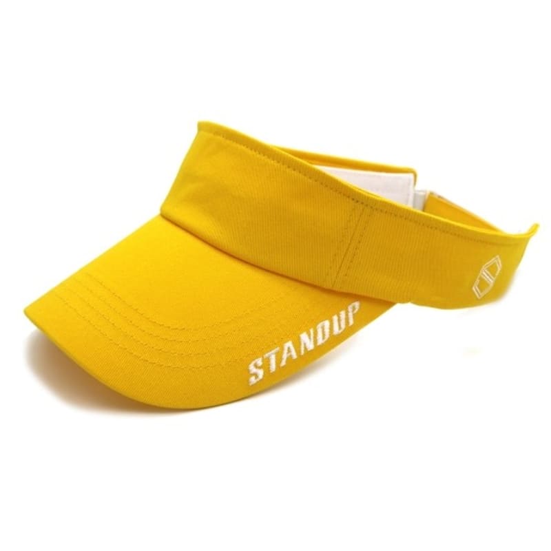 

STANDUP Visor Standup Yellow Color Sun Cap FREE