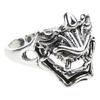 Punk Silver Demon Opening Ring Popular for Boy Men Gothic Personality Party Gift