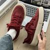 2025 New Niche Low Top Breathable Canvas Shoes with Fashionable and Trendy Temperament, Student Red Casual Board Shoes Beige