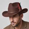 Fedora Hat Topper Hat Upturned Edge Jazz Hat Fashion Show Hats  Cowgirl Party Decorations