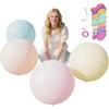 18-inch/10pcs Giant Balloons - Heavy Duty Jumbo Latex Balloons for Outdoor Party Decorations, Water Play, Halloween Christmas