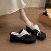 Thick-soled Height-increasing Shoes Wedge Heels Women's Shoes Sandals New Style Beach Flip-flops