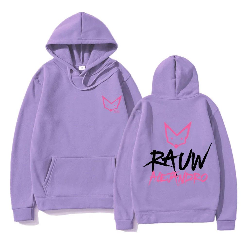 Herren_Damen Kleidung Rapper Rauw Alejandro Saturno Hoodies Langarm Lässiges Fleece Kapuzensweatshirt Sudadera Ropa Unisex Hombre
