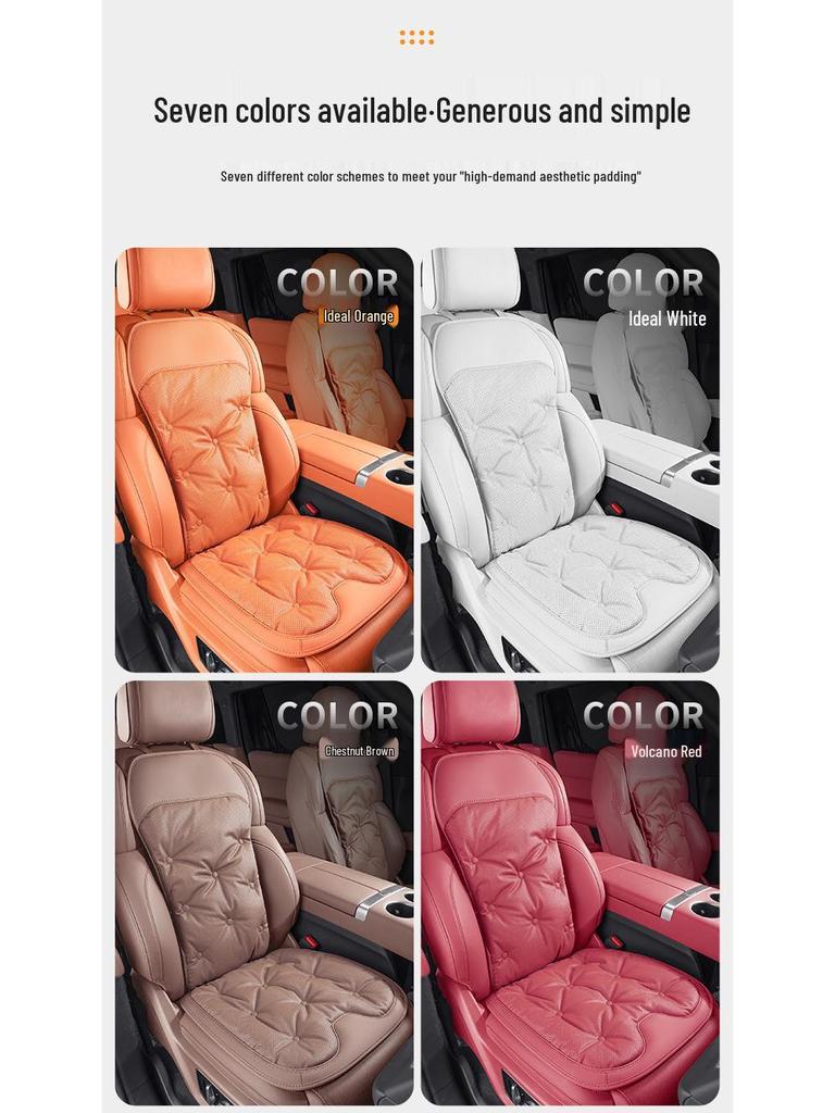 Avatr 06/12/07/11 Car Seat Cushion - Universal Nappa Leather, Breathable & Comfortable for All Seasons.