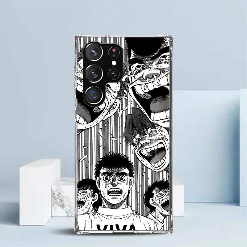 

Hajime No Ippo Comics Soft Cover for Samsung Galaxy S25 Edge S26 S24 S23 Ultra Phone Case S22 S21 Plus S20 FE Print Pattern Shel Samsung S25 Edge