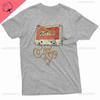 Men's Vintage Cassette Tape with Pencil T-shirt 80s 90s Born Nostalgic Birthday Gift Christmas Funny Tee Summer Summer Clothing