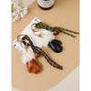 Fashion Personality Plush Cute Small Gloves Pendant Accessories Bell Braided Rope Bag Pendant Keychain