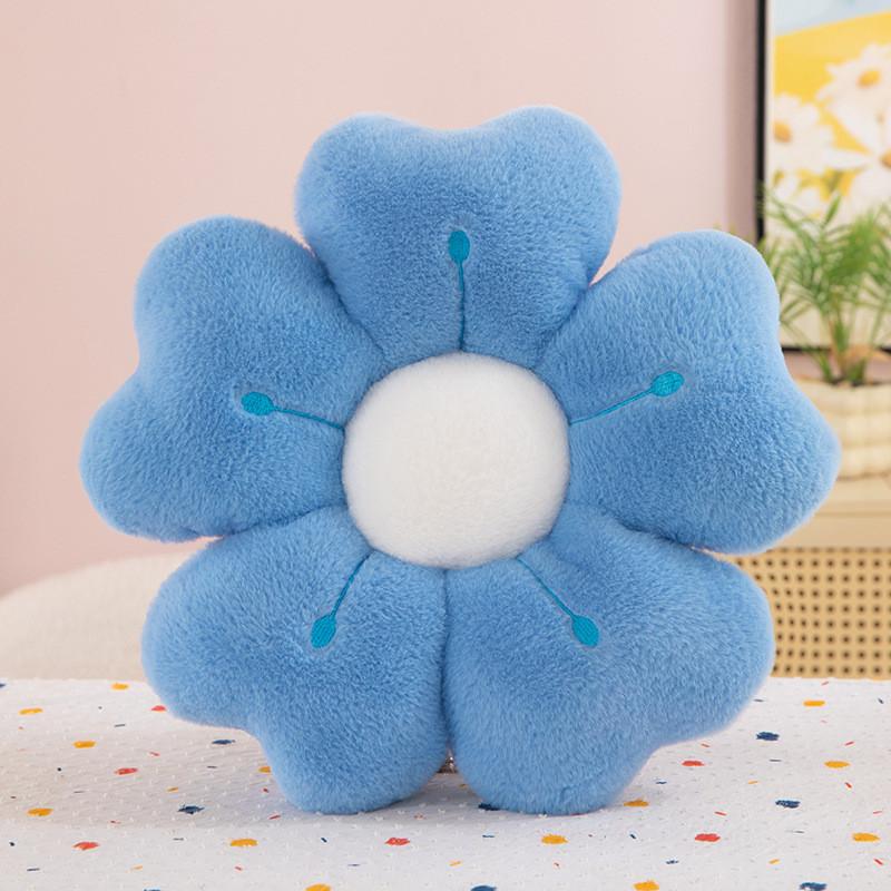 

Подушки Девочки-Цветочки Офис Плюшевые Игрушки Гостиная Диван Лепестки Маргаритки Подарки 50cm синий