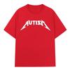 Autism Metal Rock funny Mens 100Cotton shirt Y2k hiphop style Graphic Tshirt Unisex Oneck Short Sleeve Streetwear Women shirt