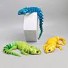 Impression 3D Jouets Lézards Articulations Libres Mobiles Yeux Réalistes Bureau Maison Décoration de Bureau Ornements Modèle Jouets Créatifs pour Enfants