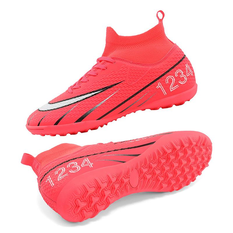 31-48 Large Size, Mandarin Duck Football Shoes, Boys and Girls, Primary School Students, Adult Games, Broken Nails and Long Nails Training Shoes