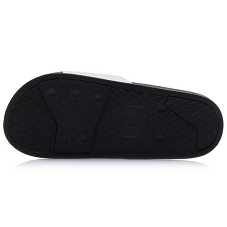 Li Ning Quiet Slide Slippers Women's Black White Yin Yang AGAP012-7