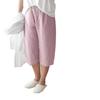 Washed Linen Made In Women's Shorts, Japan, Loungewear, Easy-Drying Pajamas, Antibacterial, Anti-Odor, Washable, Quick-Drying, Anti-Odor (Pale Pink)