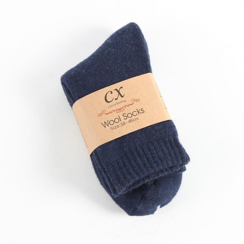 Herren Winterwolle & Kaschmir Dicke Frotteesocken