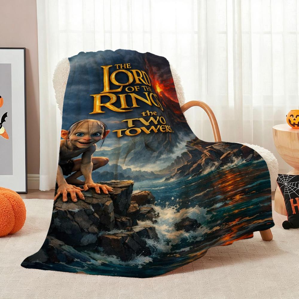 Gollum'S Epic Journey Two Towers Flannel Blanket Comfortable Skinfriendly Fleece Blanket For Living Room Office Nap Home Party Decor New Year Gift