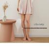 Shan Mu Er 100% Mulberry Silk Nightgown with Lace Trim - Sexy Silk Camisole Pajamas