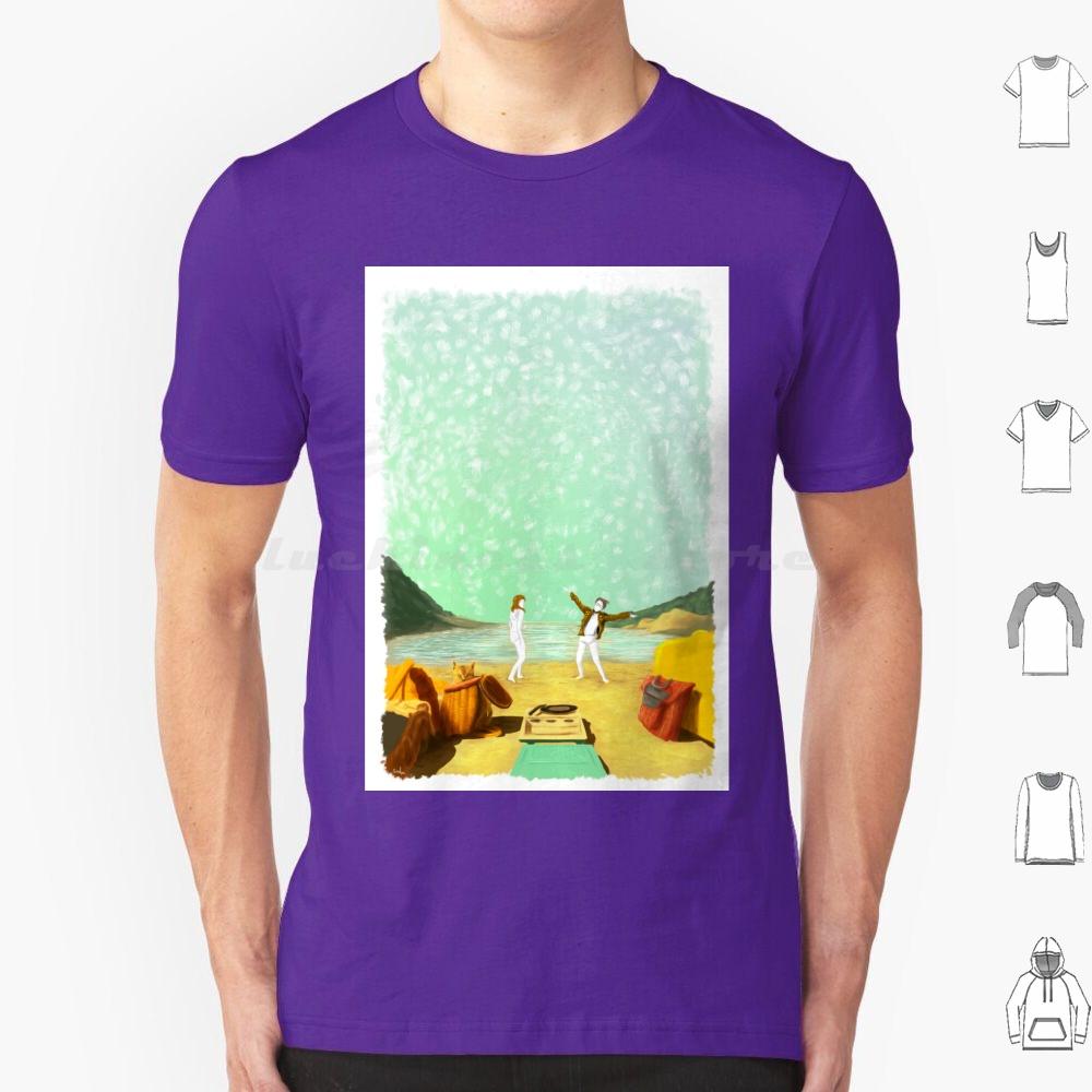 Moonrise Kingdom Painting Poster T Shirt Cotton Men Women DIY Print Moonrise Moonrise Kingdom Wes Anderson Egloop Gloop Frame