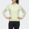 Adidas Windbreaker With Back Signature Women Outerwear Bright-Yellow Fluorescent FT2885