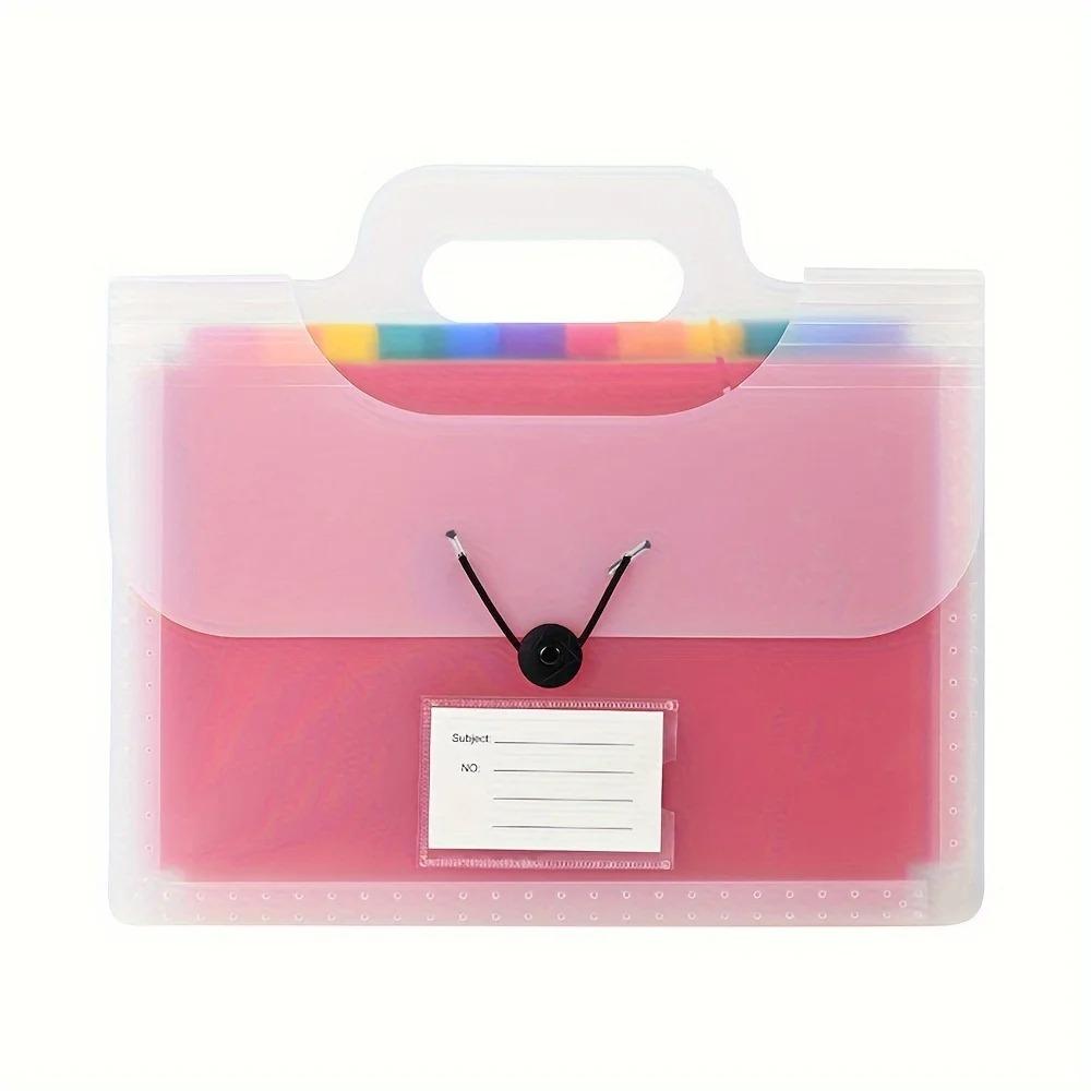 

with Handle Accordion Folder 13 Pocket Document Organizers a4 Document Bag Paper Organization білий