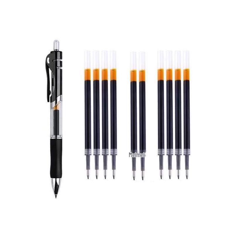 K35 Neutral Pen with Large Capacity Refill: Red, Blue, Black, 0.5mm Bullet Tip, Push Button