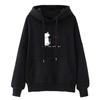 Women Casual Winter Hoodies Baggy Pullover Sweatshirt Tops Perfect DLWomen Cat Jumper Aominuo