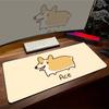 Gaming Mousepad Kawaii Dog Smile XXL Large Mouse Pad Locking Edge Mouse Mat Gamer Keyboards Pads Rubber Large Desk Mats
