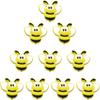 Cartoon Animal Bee Beads Bee Focal Pen Jewelry Making Flat Loose Spacer  Keychain Making