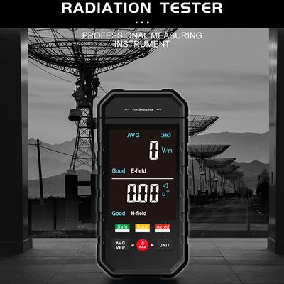 ET925PRO Testeur d'exposition aux rayonnements électromagnétiques portatif à main Grand écran LCD Champ électrique Champ magnétique Rayonnement