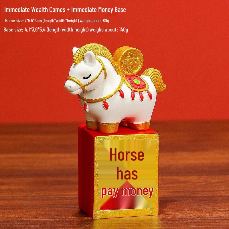 Fortune Horse Desktop Ornament