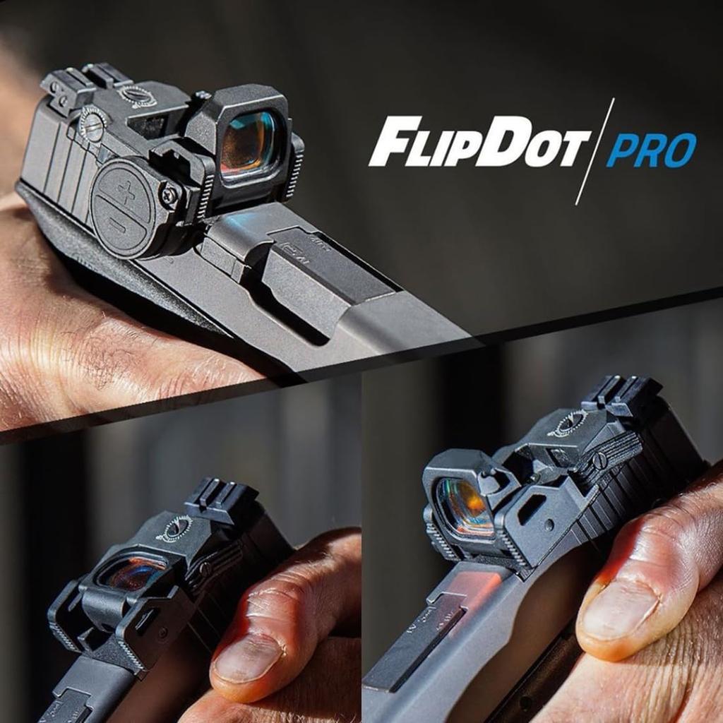 Flip-up Red Dot Sight, VIS PRO Type, with Two Mount Adapters (DE)