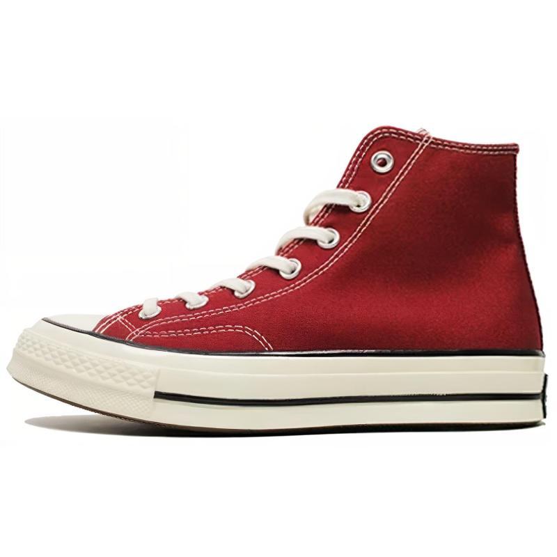 Converse 1970s Chuck Taylor All Star High Comfortable and Versatile High-Top Canvas Shoes Unisex Maroon