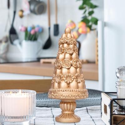 Easter Tree Figurine Decorative Craft for Home Office Shelf