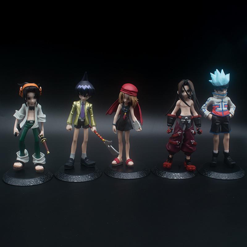 Shaman King Model Figures: Yoh Asakura, Hao Asakura, Anna Kyoyama - Collectible Figurines and Ornaments