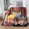 1pc Beauty and The Beast Printing Blanket - Soft, All-Season Throw for Office Blanket,  | Personalized Gift with Adorable Cartoon Design
