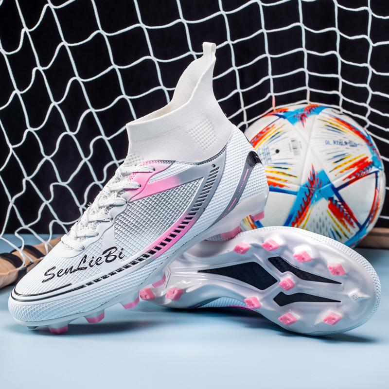 Spot X2403 Adult Long Nails Broken Nails Football Shoes Men's Artificial Turf Training Game Sports Shoes Women