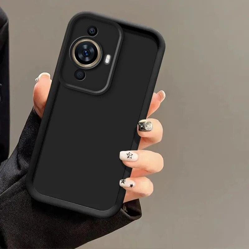 Camera Protect silikonové pouzdro pro Huawei Nova 11 12 Pro 10 9 SE 8 7 Y91 Y90 Y70 Plus Y71 Y61 P60 P50 P30 Honor 100 90 80 70 Zadní kryt z měkkého TPU