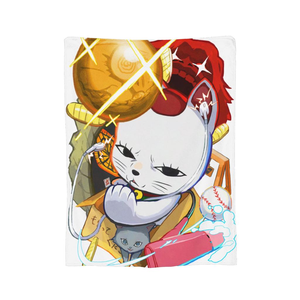 Dandadan Anime Turbo Granny Blanket Fleece Summer  Breathable Lightweight Thin Throw Blanket for Bedding Outdoor Rug Piece