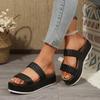 Women Slippers 2025 New Outdoor Beach Sandals Comfortable Hot Shallow Wedges Shoes Women Designer Casual Slippers Slides Women
