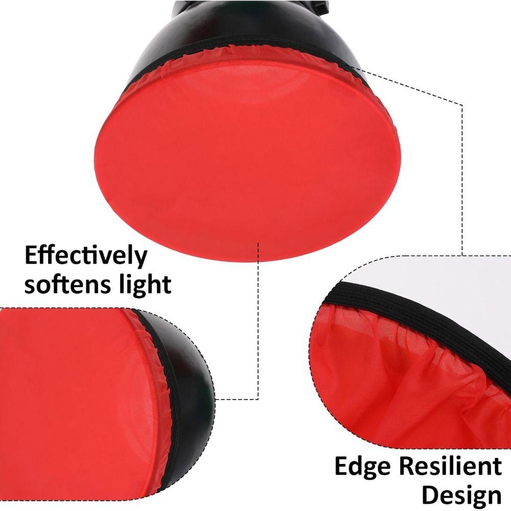 7" 180mm Soft Light Diffuser Sock Standard Studio Strobe Reflector New Cloth Filter