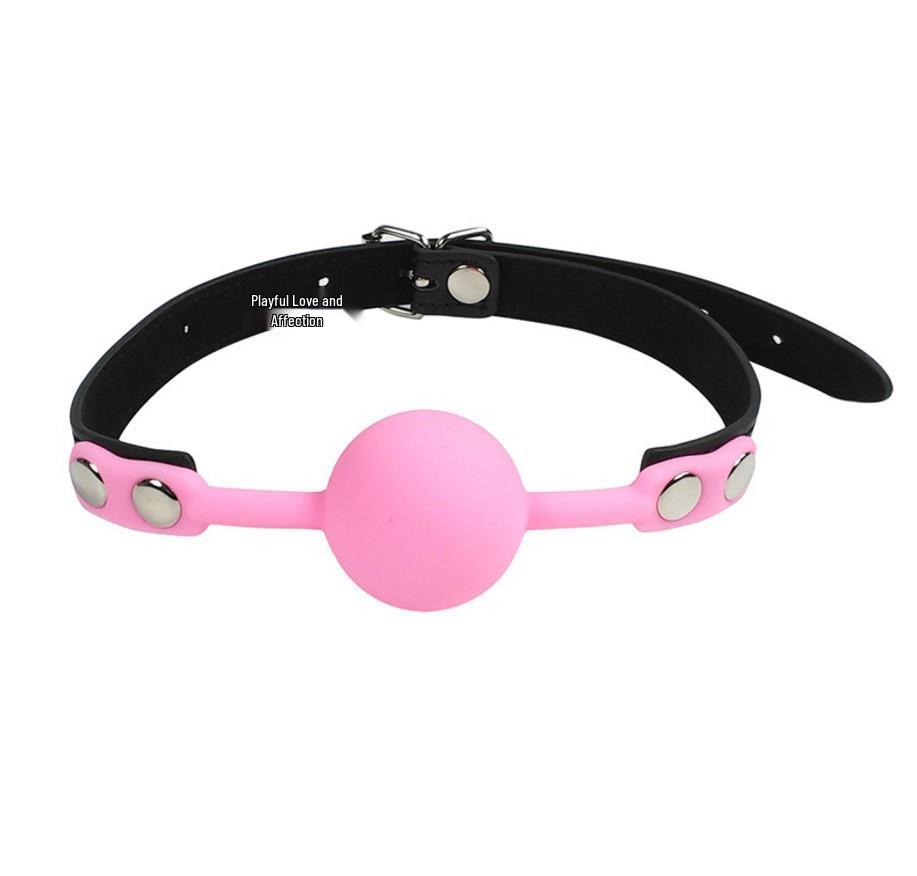 SM Female Slave Training Toy: Forced Mouth Gag for Couples, Flirting & Restraint