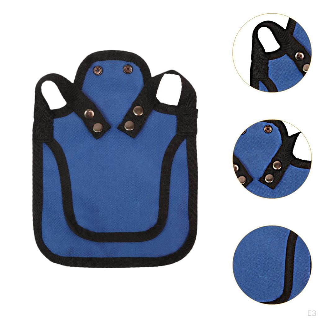 Adjustable Chicken Saddle for Back And Sides with Metal Fasteners, Outdoor Hen Apron