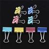 20 Pieces/Lot Clips 15mm Metal Binder Paper School Supply Office Supplies Stationery Binding Colorful Tool