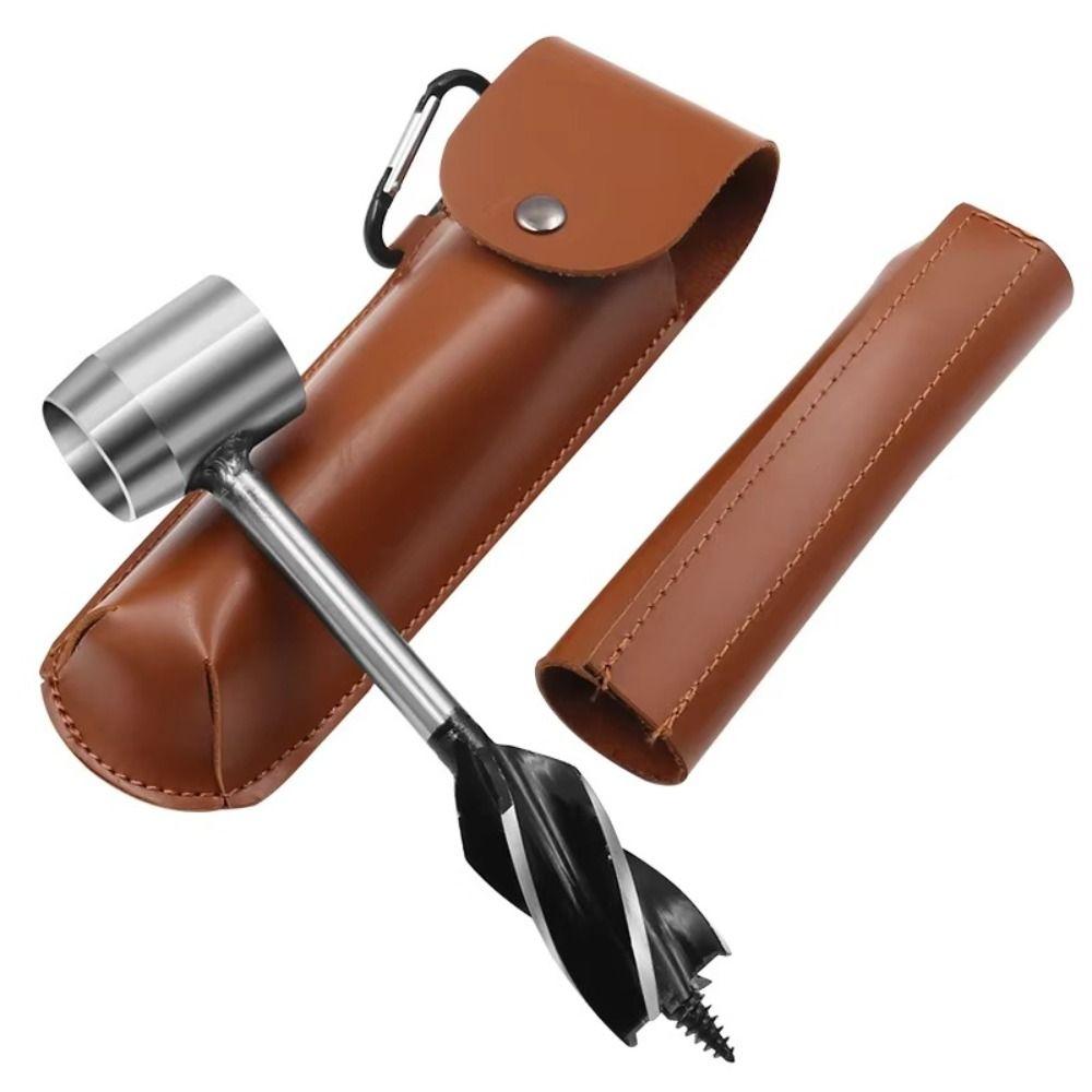 Hand Drill Outdoor Carpenter Drill Bits Portable Manual Auger Drill Survival Woodworking Tool