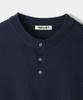 INDUST Crop Muscle Henley Neck Half Knit_4 Colors