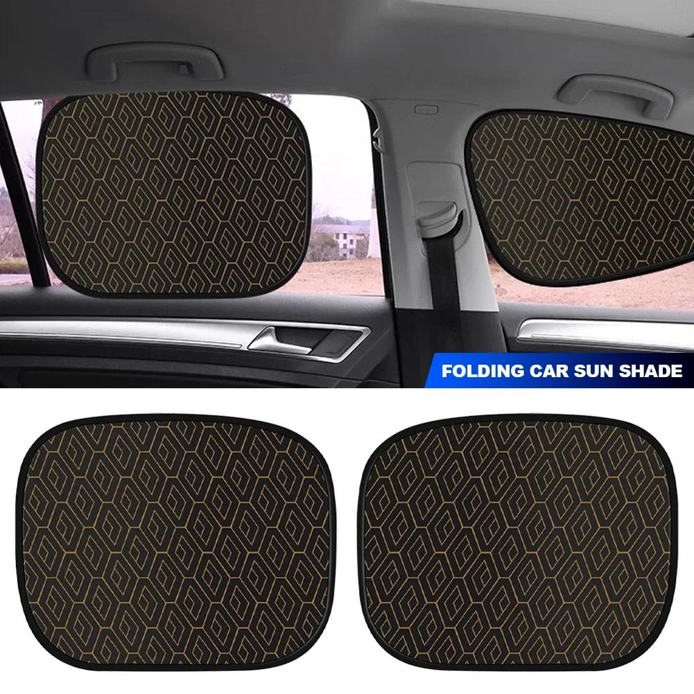 Electrostatic Curtain for Car Side Window Sun Protection Cover Foldable Car Sun Shade 99.9% UV Ray Blocking Window Heat Blocking