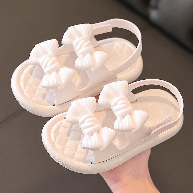 Summer Girls Sandals Non-slip Soft Bottom Student Princess Cool Shoes Open Toe Baby Girls Beach Princess Sandals