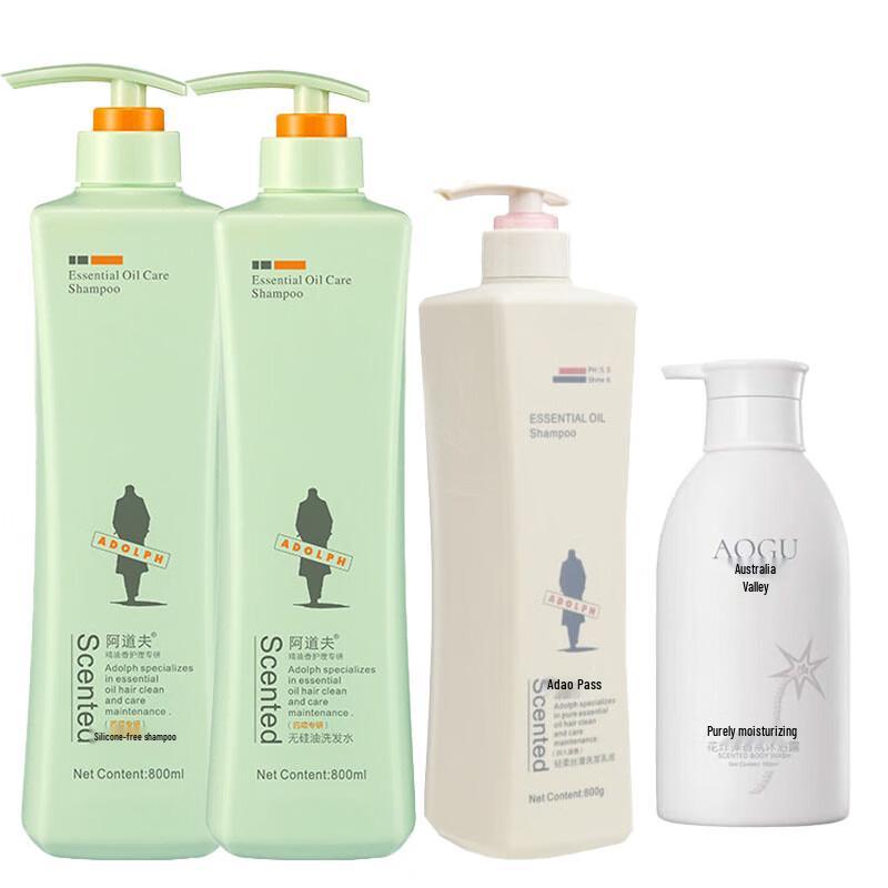 

Adolph Silicone-Free Hair & Body Care Set 3.2L