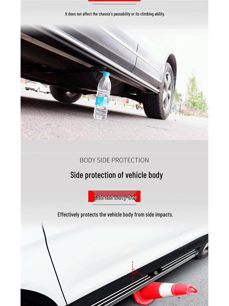 Volkswagen Touareg, Tiguan L/X, Tayron/X Side Step Boards & Welcome Pedals