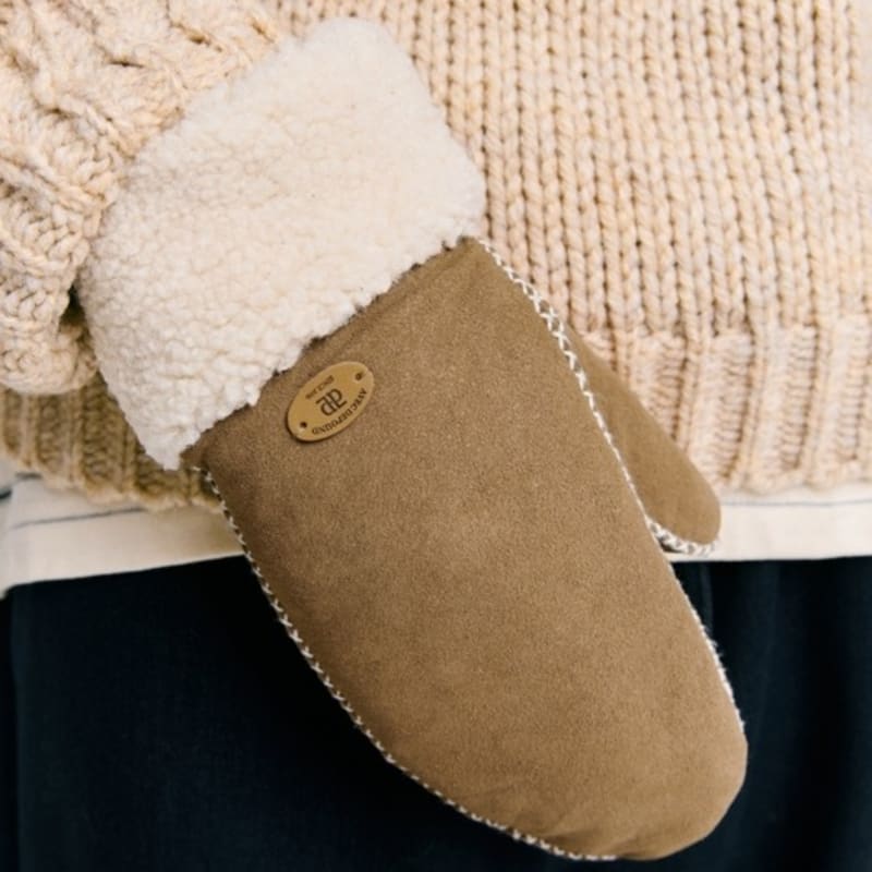 DEPOUND Mustang Fur Gloves - Camel