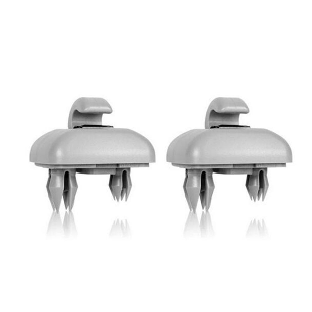 

2 шт. 8U0857562 Автомобильные клипсы солнцезащитного козырька для , Серый